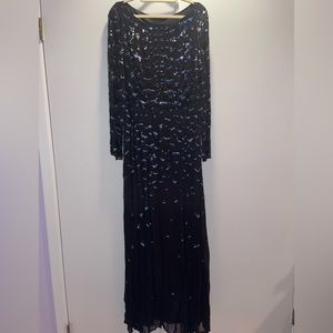 Black gown with detailing